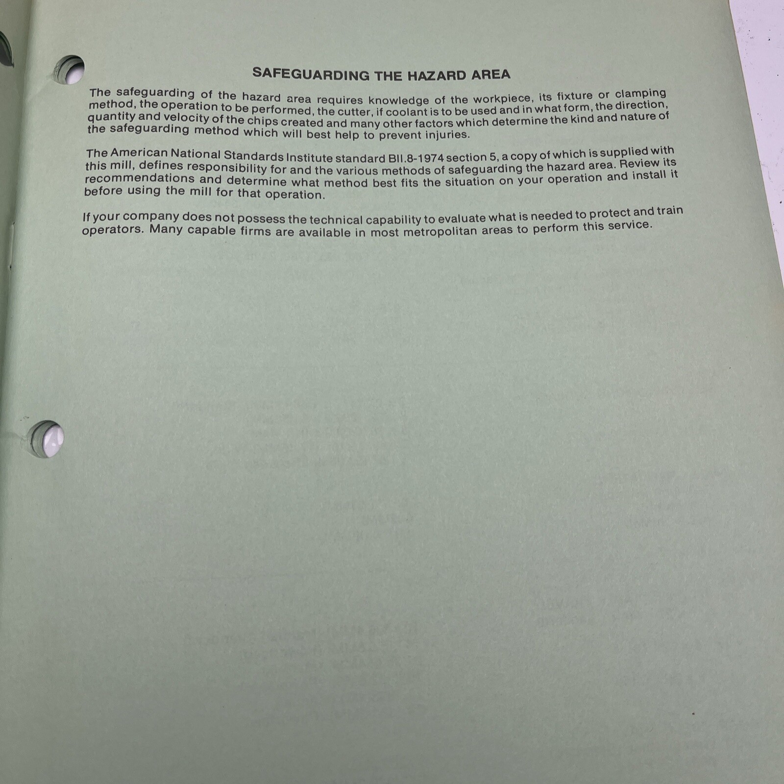 POWERMATIC Millrite Vertical Milling Machine Owner Operator’s Manual