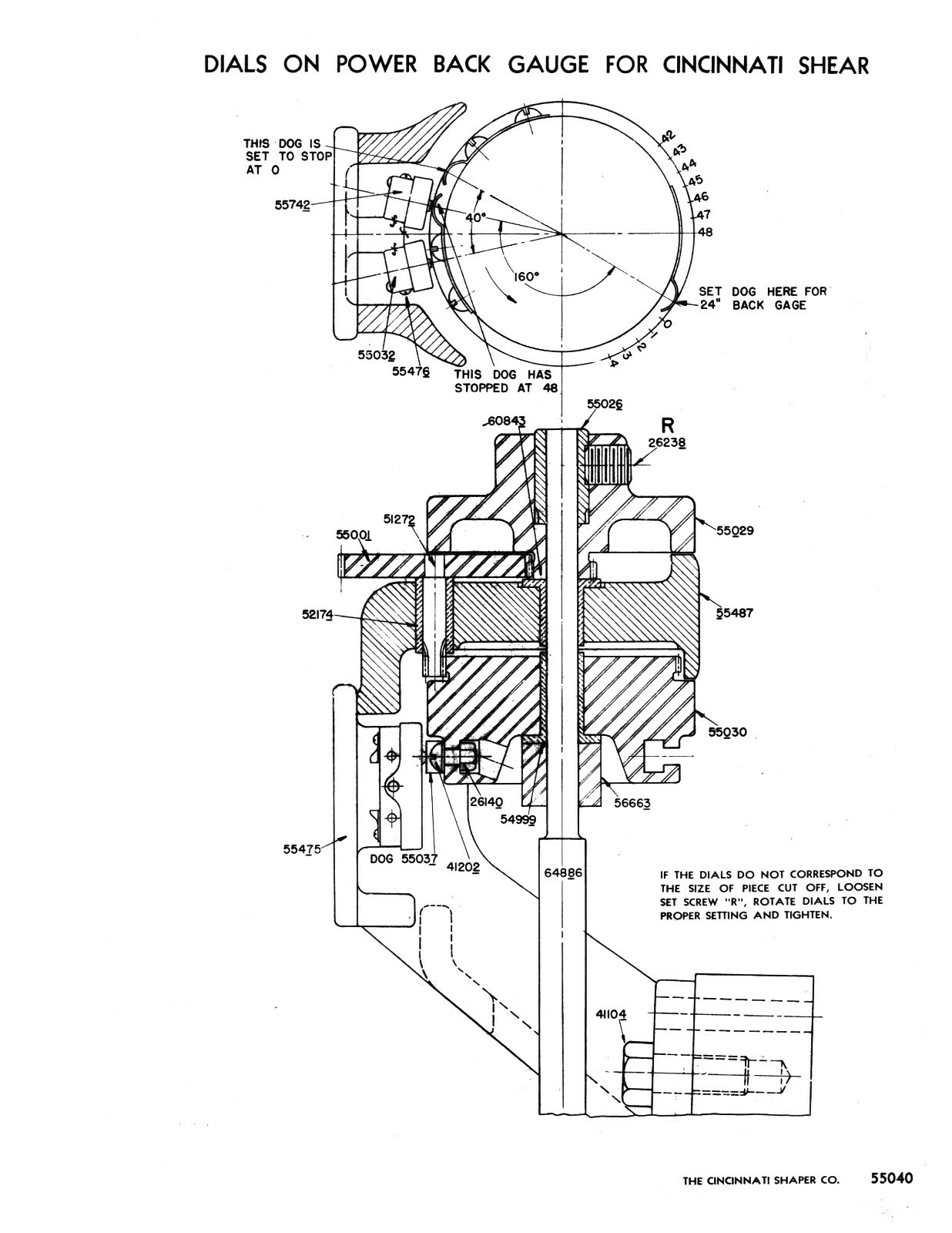 Cincinnatti Series 10 Metal Shear Operator & Parts List Manual #1529