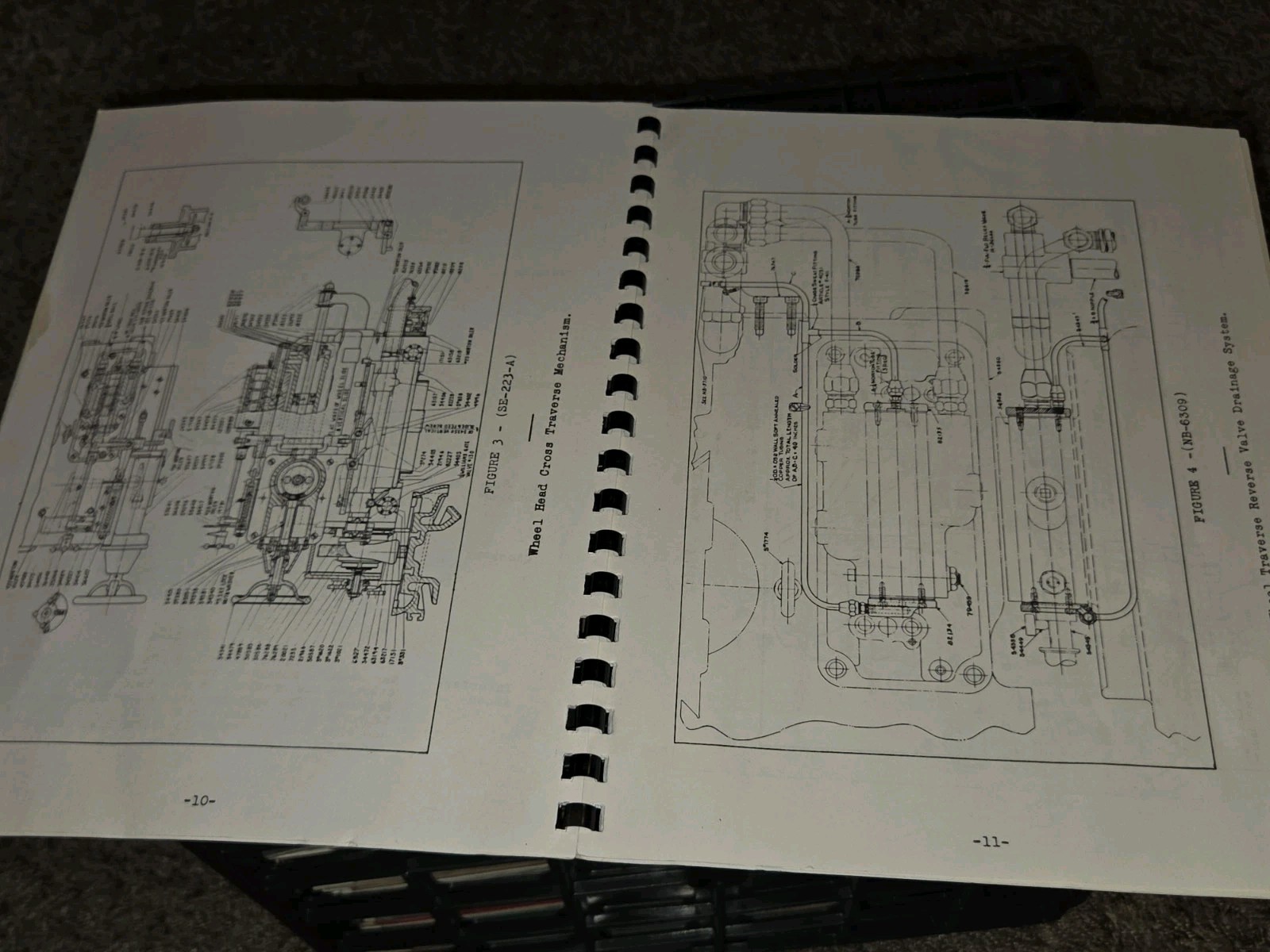 NORTON INSTRUCTION OPERATOR PART MANUAL Hydra SURFACE GRINDER 10″ Warner Swasey
