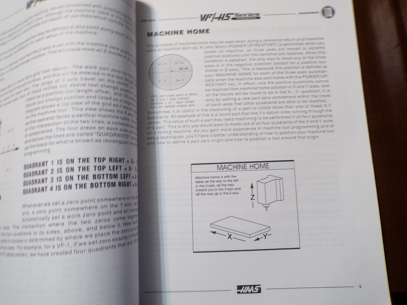 Haas VF/HS Series Programming Workbook CNC Machines 2006