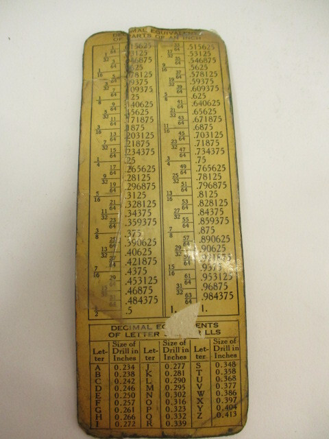 (4) Machinist Helps, SWANSON Speed Square Booklet, Starrett & Lufkin, Drill Gage