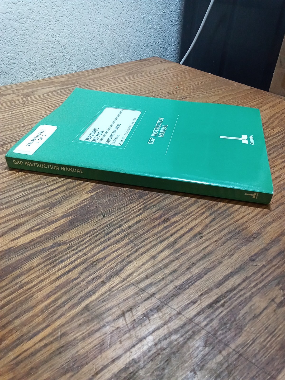Okuma OSP7000L OSP700L Gauging Manual 1st Edition