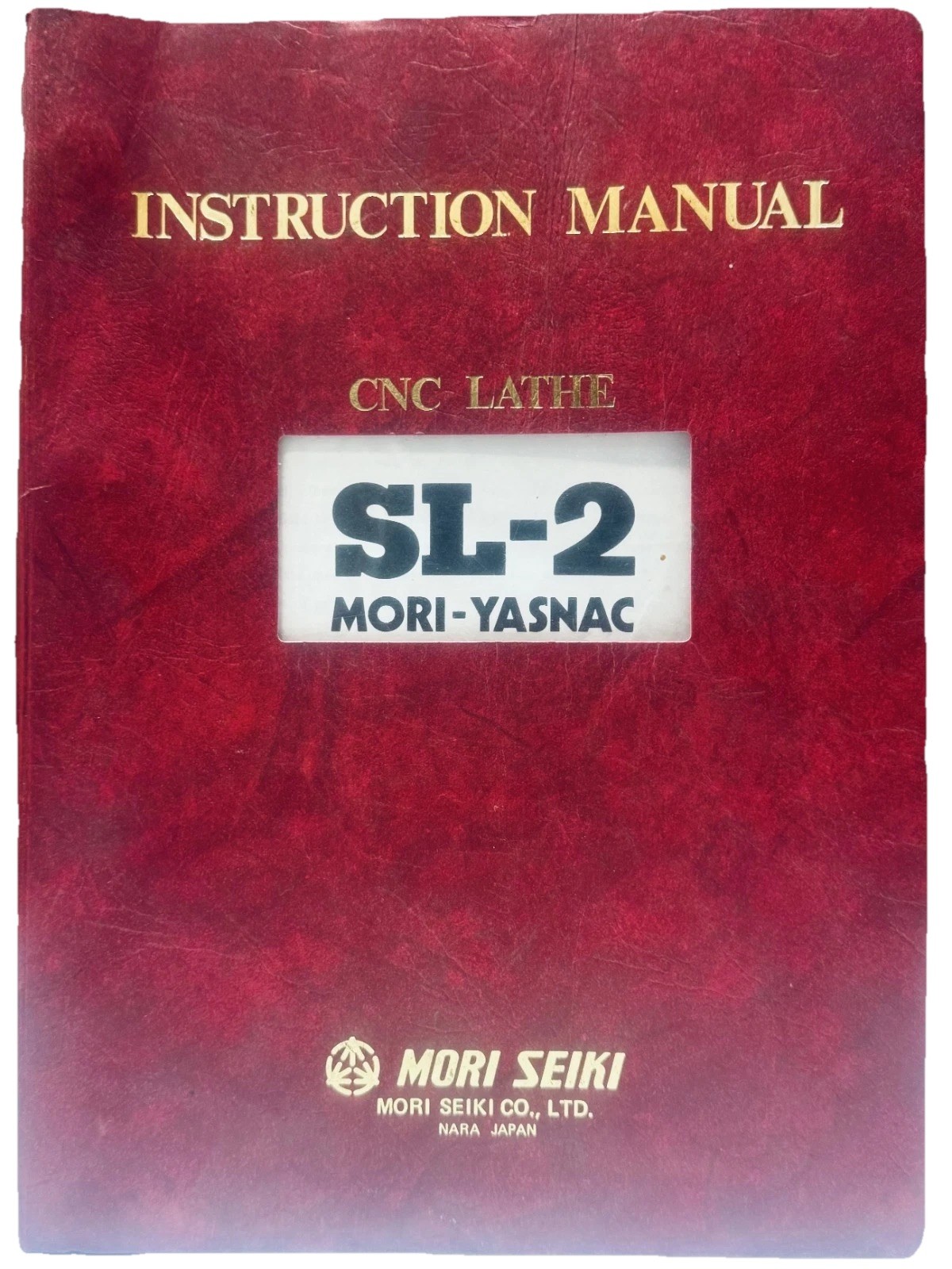 Mori Seiki SL-2 CNC Lathe OEM Instruction Manual Mori-Yasnac Control
