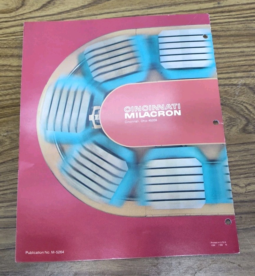 Cincinnati Co Milacron Horizontal CNC Milling Center Brochure Industrial Catalog