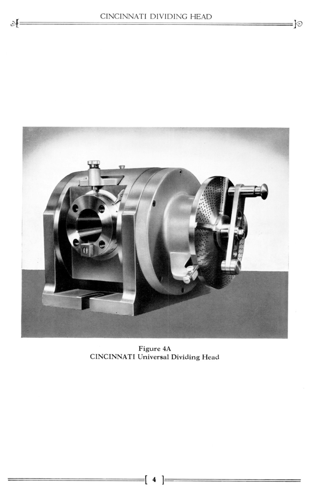 Cincinnati 8″-10″-12-14 Universal Dividing Head Operator Instruction Manual 1161