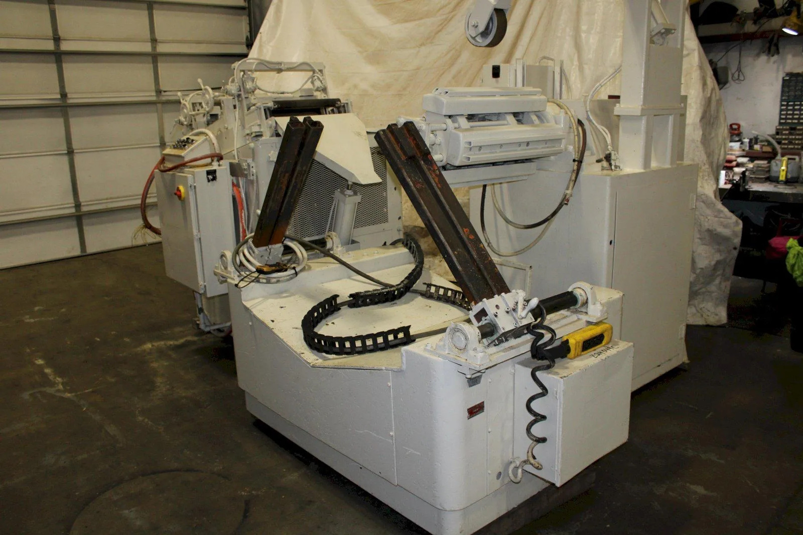 10,000 LB X 20″ X .175″ ROWE UNCOILER AND STRAIGHTENER WITH COIL CAR