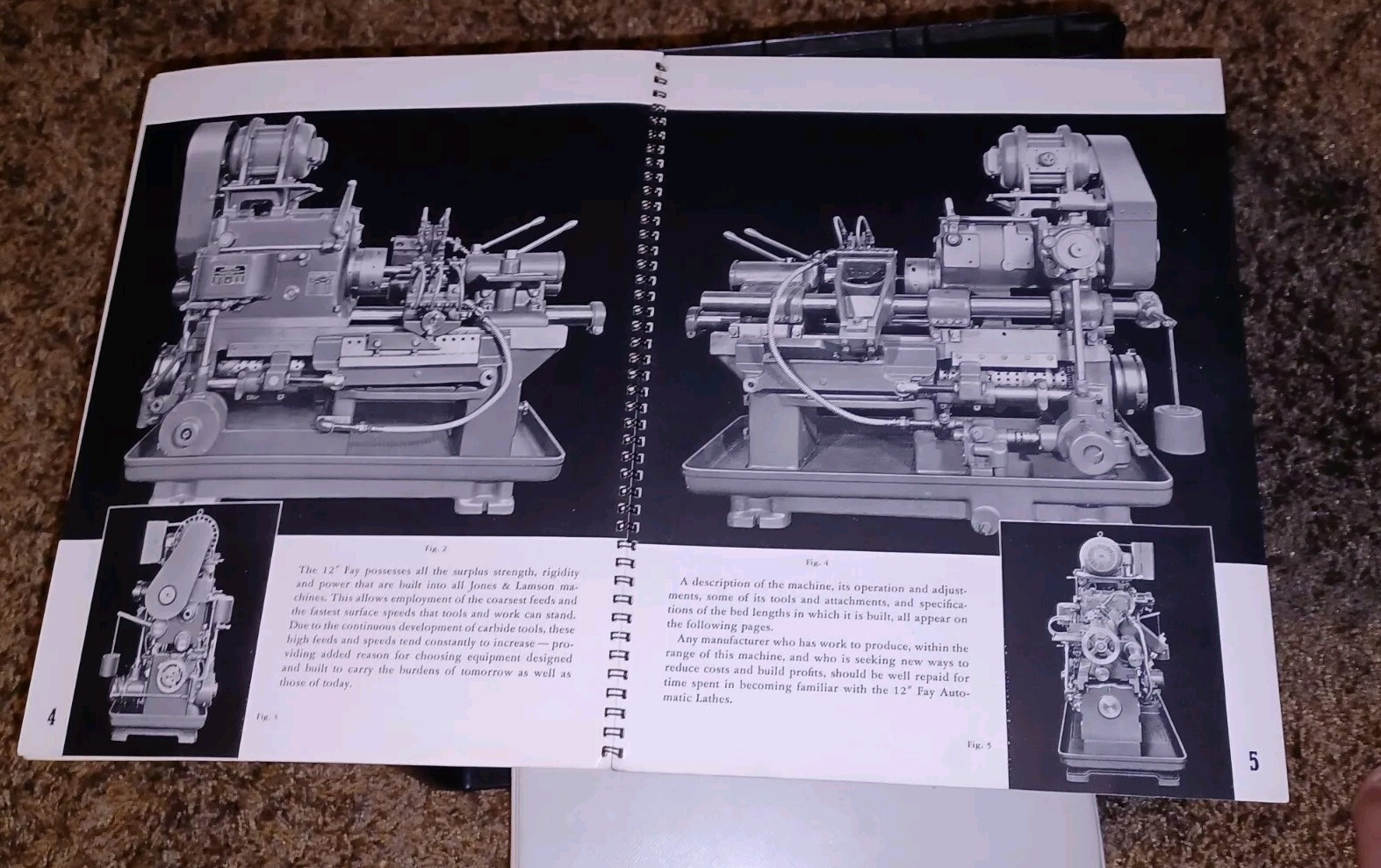 1930s Jones & Lamson Machine Co. 12″ Fay Lathe Catalog Book MACHINIST TOOL J&L
