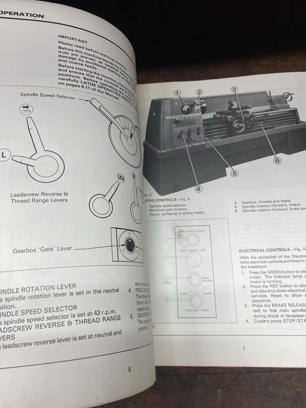Clausing Colchester 21” Geared Head Lathes Instruction Parts Manual