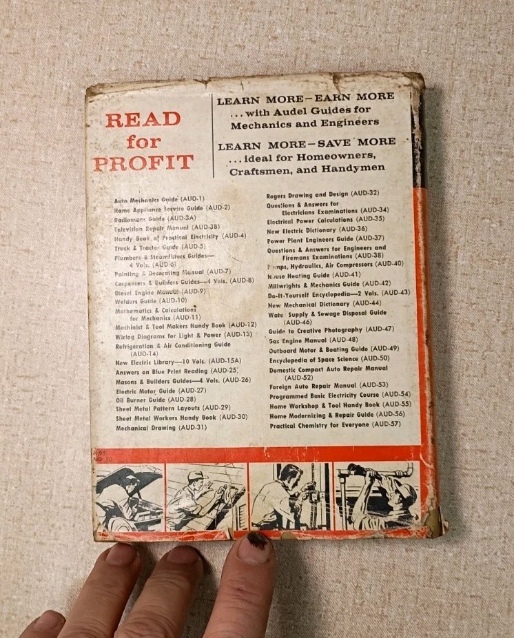 Vintage Audels welders guide welding book