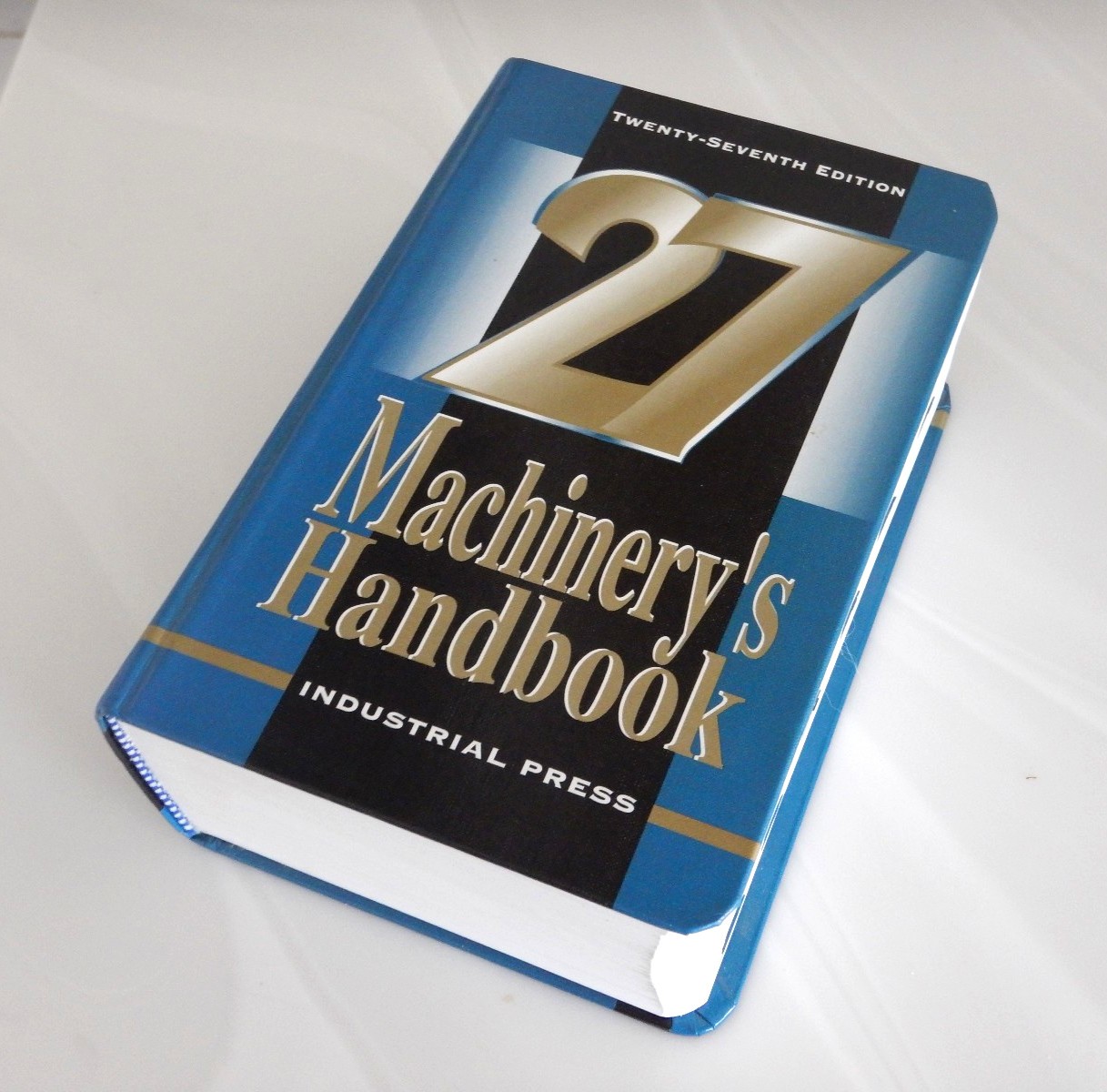 27th Ed. Machinery’s Handbook by Industrial Press Hardback Book 2693 pages 2004