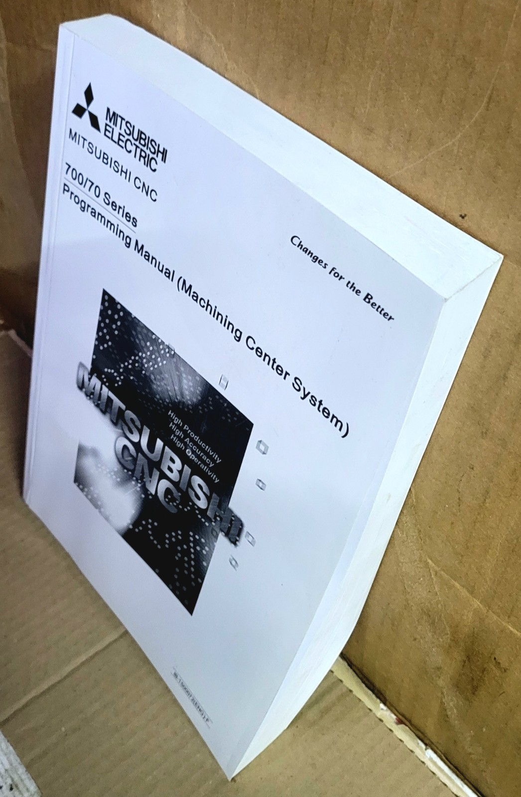 MITSUBISHI CNC Meldas 700/70 Series Programming Manual Machining Center System