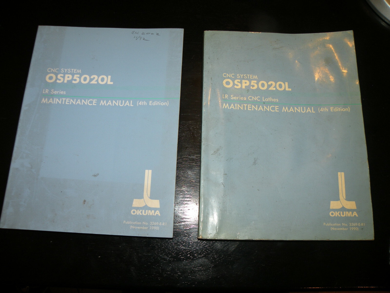 (1) Okuma Maintenance Manual OSP5020L LR Series Lathes 3269-E-R1 November 1990