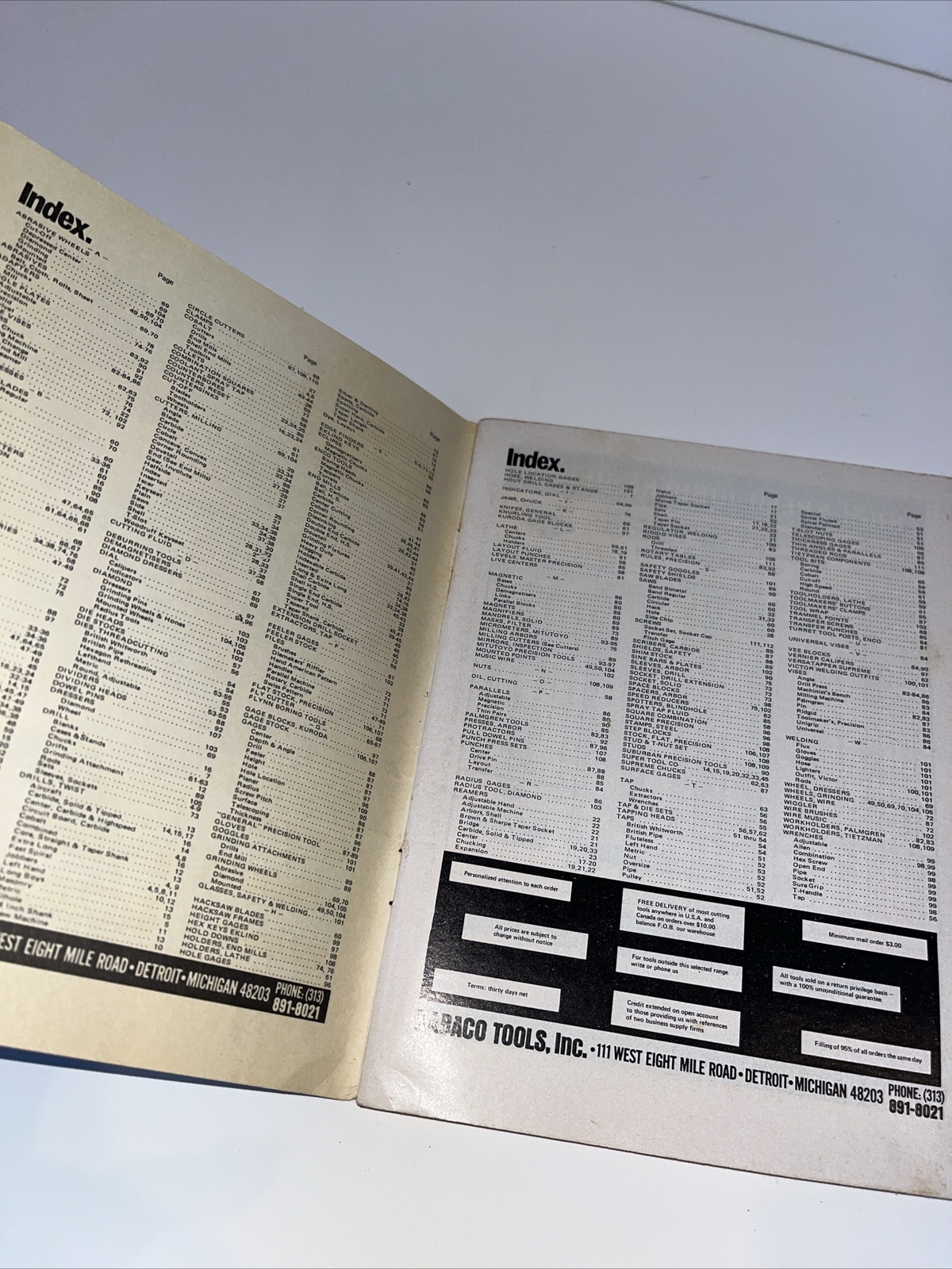KABACO KBC MACHINIST INDUSTRIAL TOOLS CATALOG 110 Pages DRILLS SAWS TAPS 1973