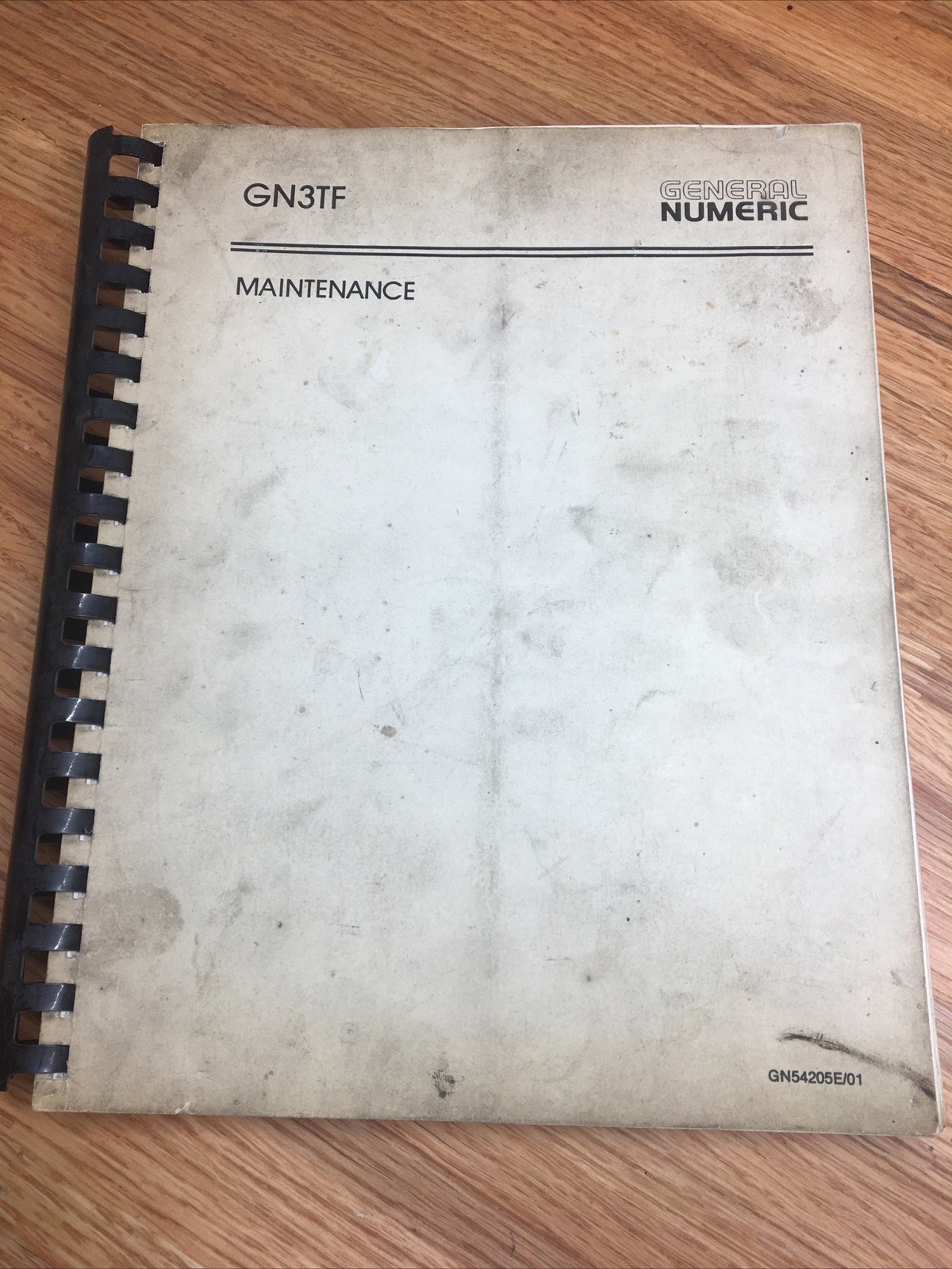 General Numeric GN3TF Maintenance Manual GN54205E/01