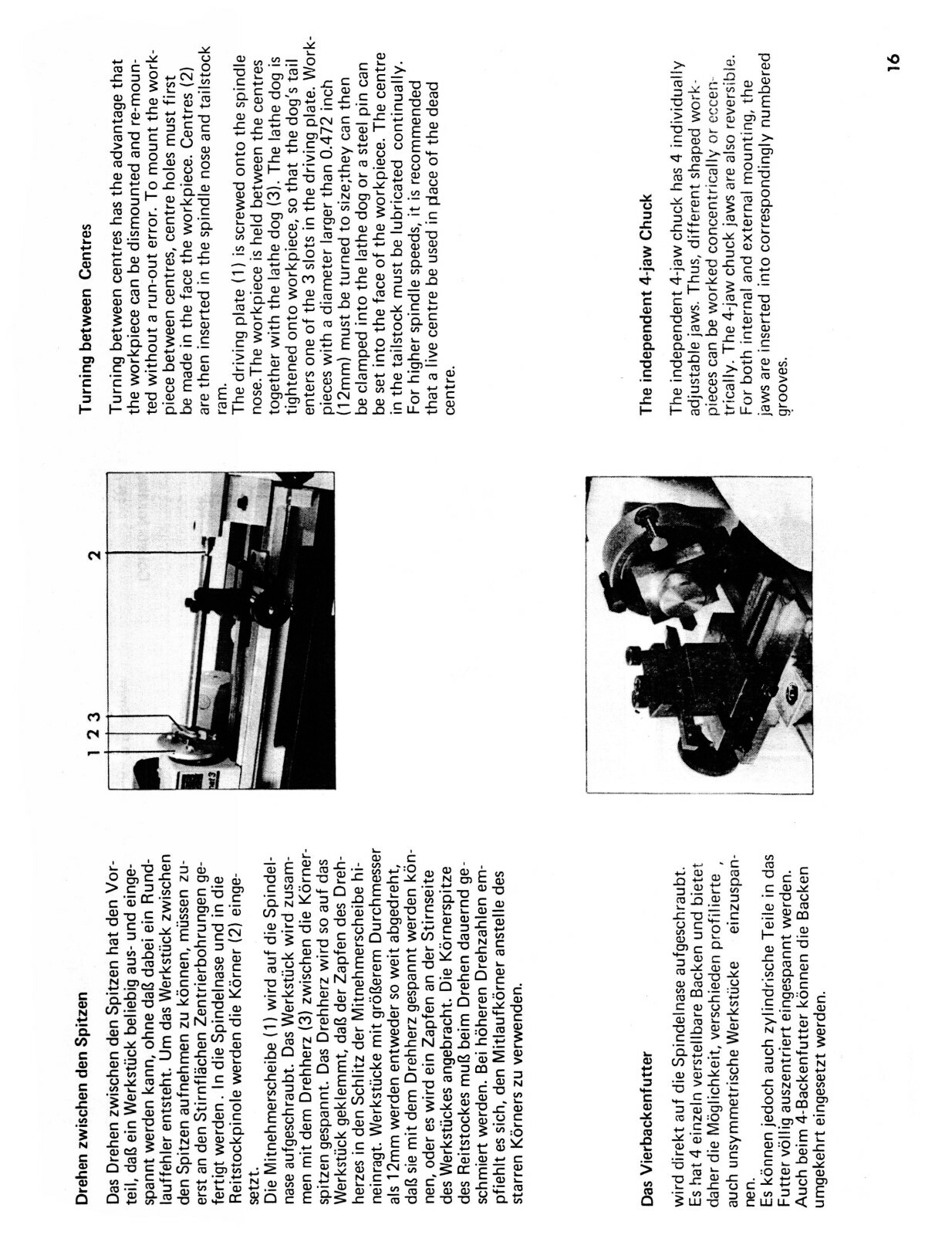 Emco Unimat 3 Lathe Mill Instruction Manual #1170
