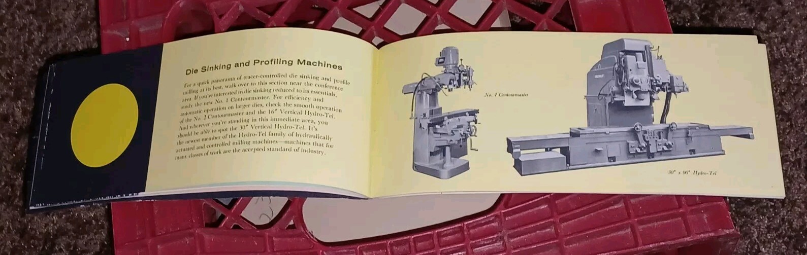 1955 Cincinnati Milling Machine Company Tool Show Exposition Sales Booth BOOK !