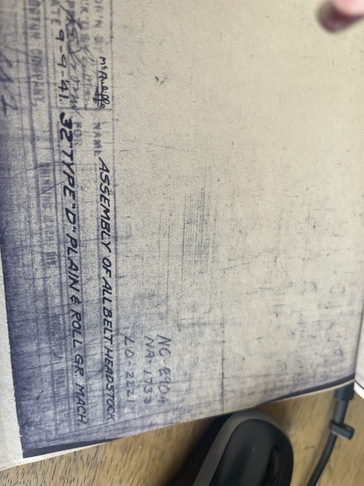 Norton Blueprints for Norton Grinding and Lapping Machines, Assorted 11 total