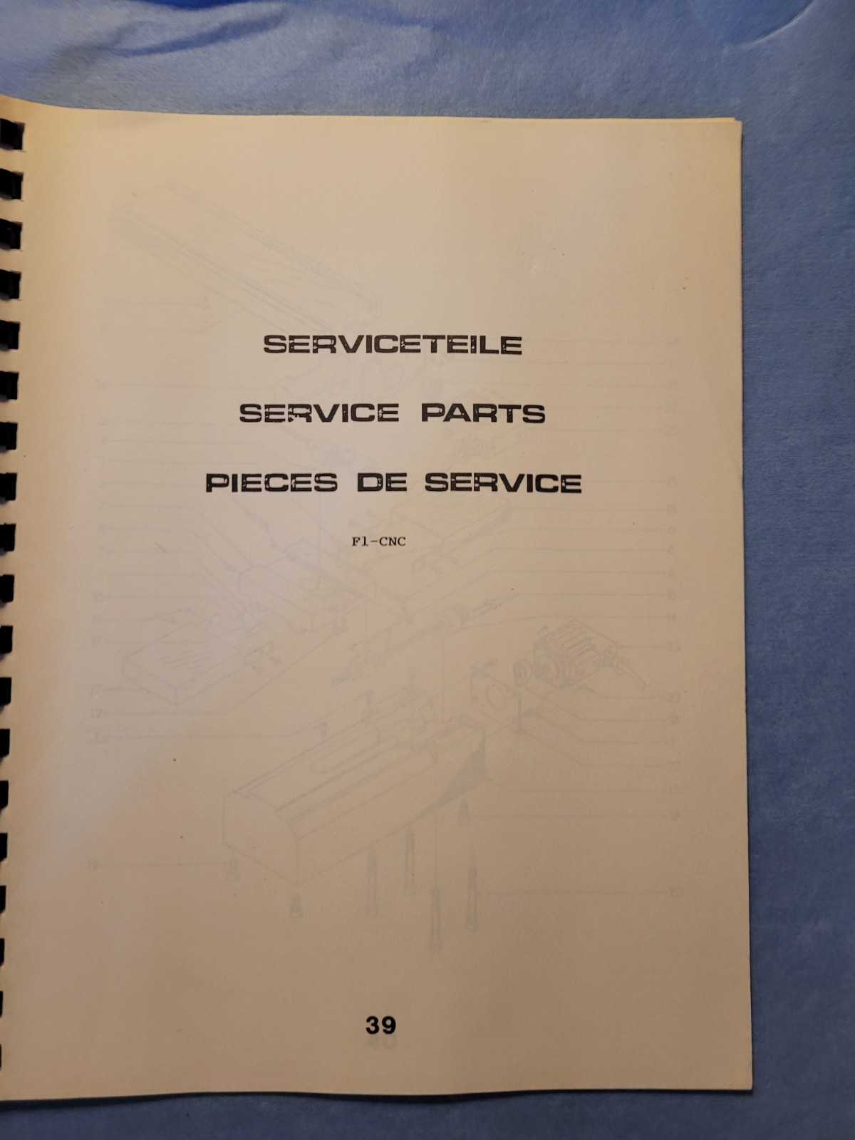 Emco F1 CNC Milling Machine Instruction Manual