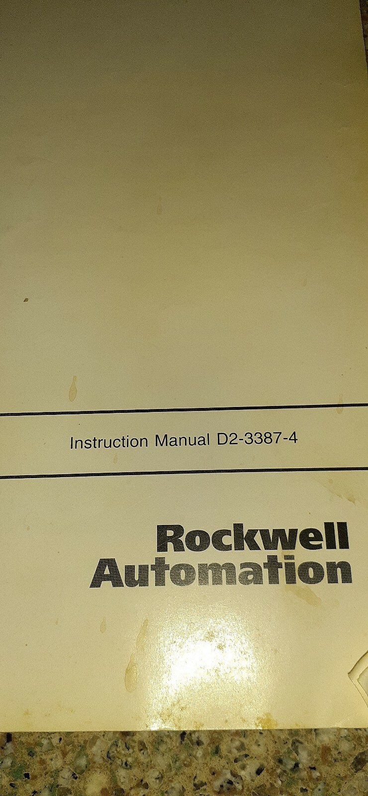 Reliance Electric Instruction Manual D2-3387-4 GV3000/SE