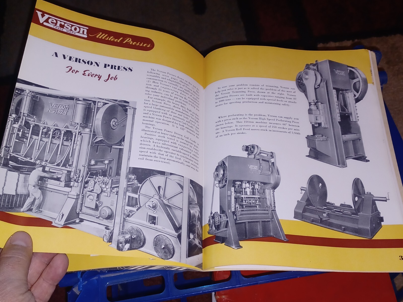 Verson allsteel Presses Company Forming Dies Brakes Punching Attachments CATALOG