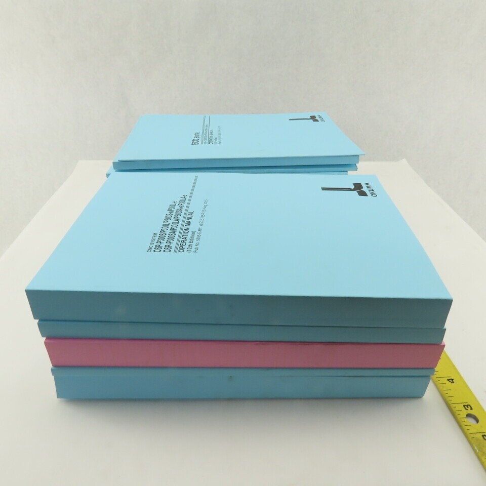 Okuma Genos L Series L3000-e Entire Maintenance Operations Catalog Manual Bundle