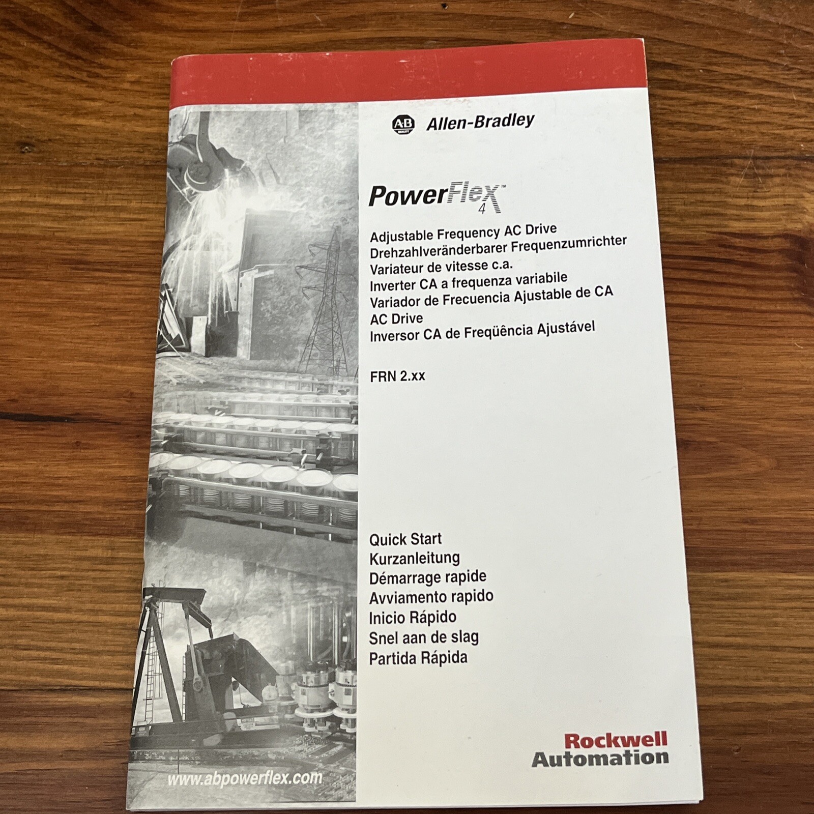 Allen Bradley PowerFlex 4 Quick Start Manual FRN 2.xx 22A-QS001B-MU-P May 2002