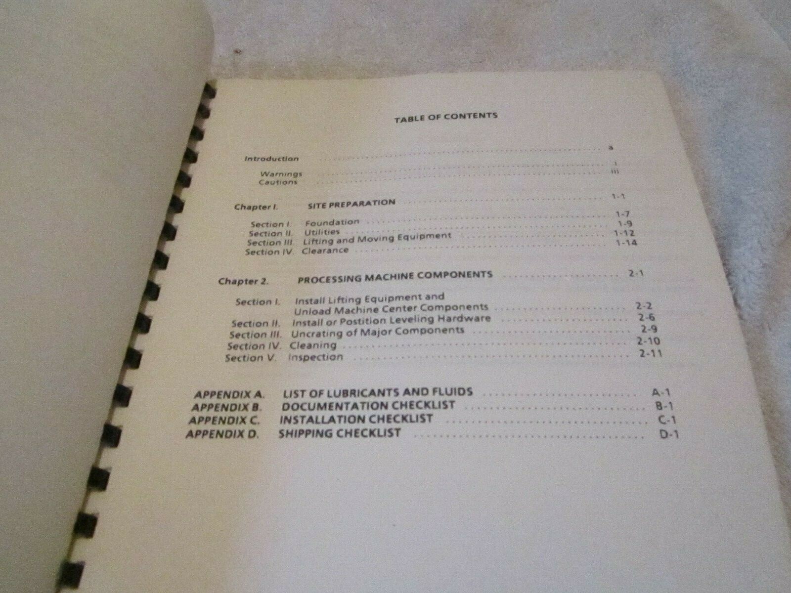 TOYODA Hoizontal Machining Center FH45 FH55 Operation Installation Manual TMU