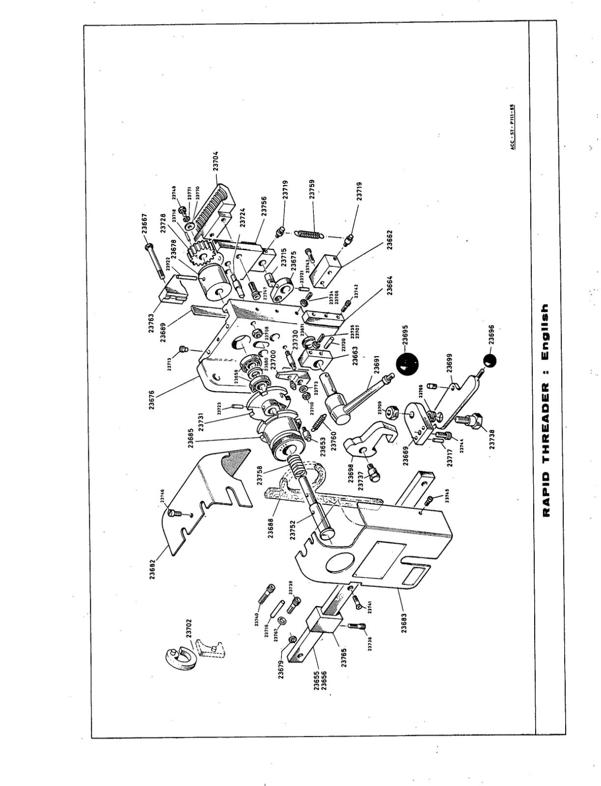 Operator & Parts Manual Fits Clausing Colchester 13-in 6500 Series Lathe