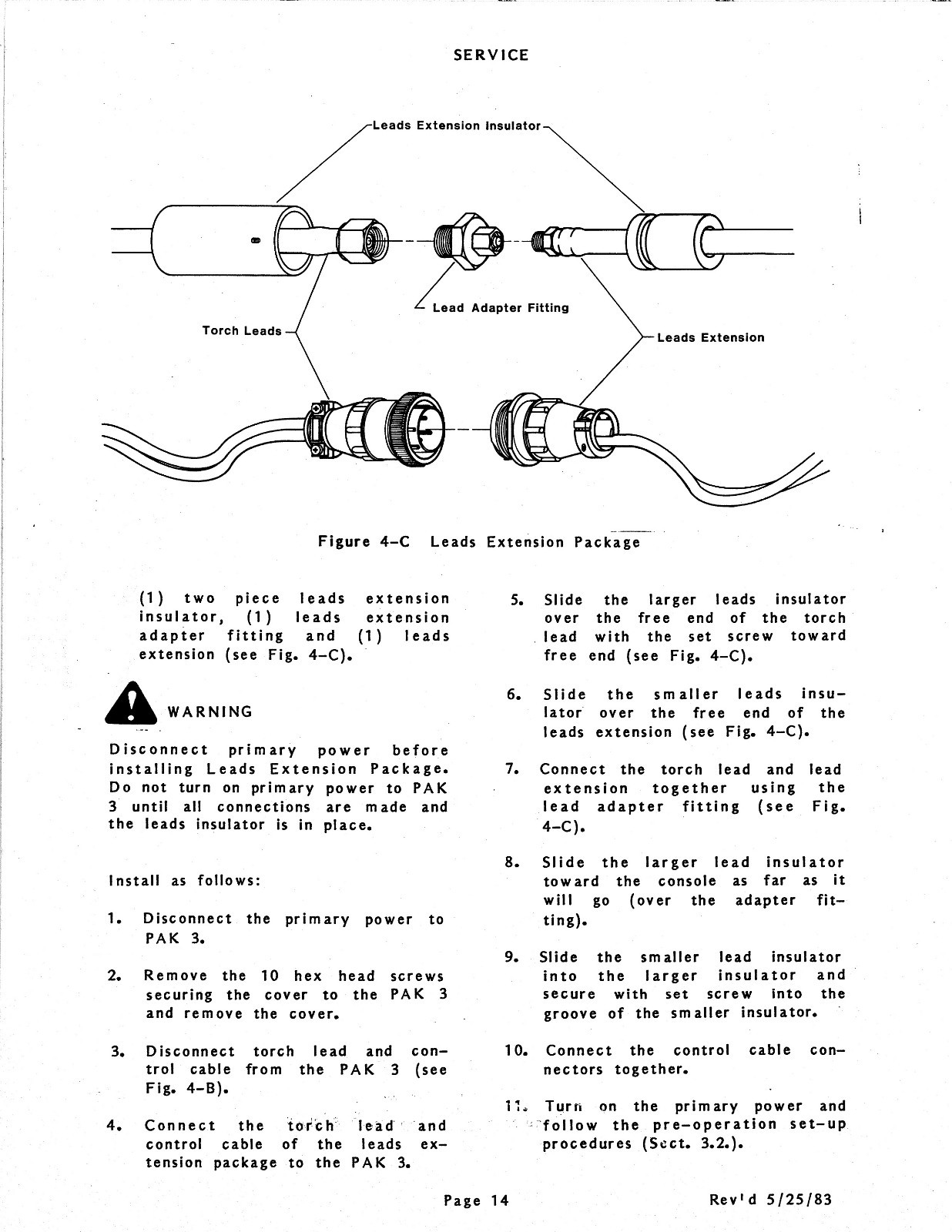 Thermal Dynamics PAK 3 Plasma Cutter Instruction Manual *970
