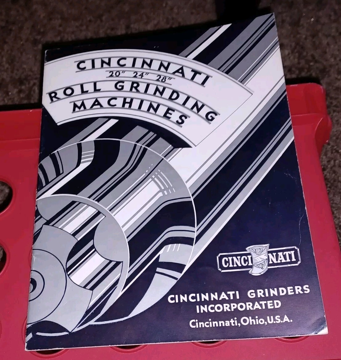 Cincinnati Grinders 20 24 28″ Catalog ROLL GRINDING MACHINES Book Pub # G-383