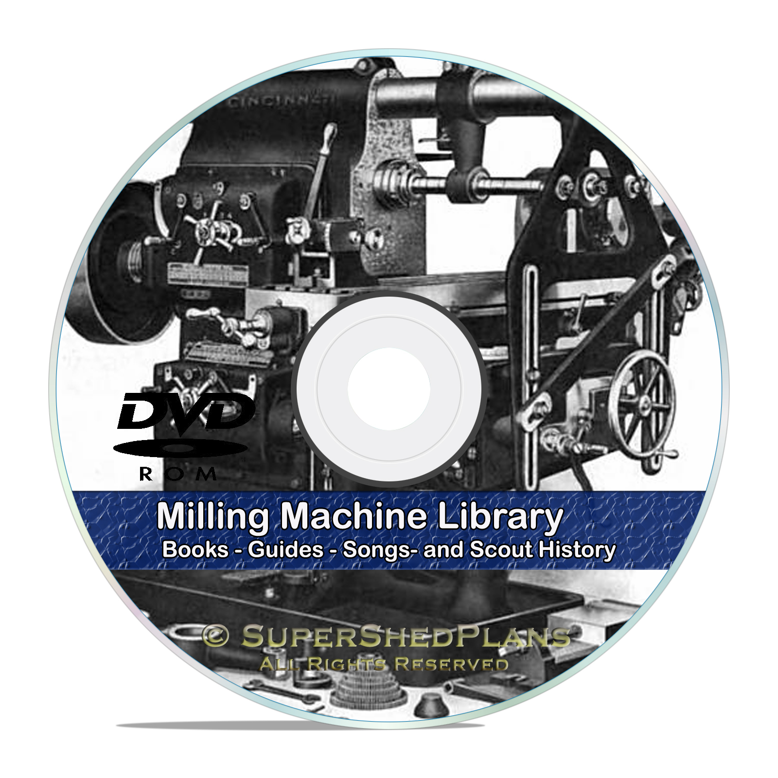Milling Machine Operation Guides, Screw Making, Jigs, Dies, Machinist CD DVD V45