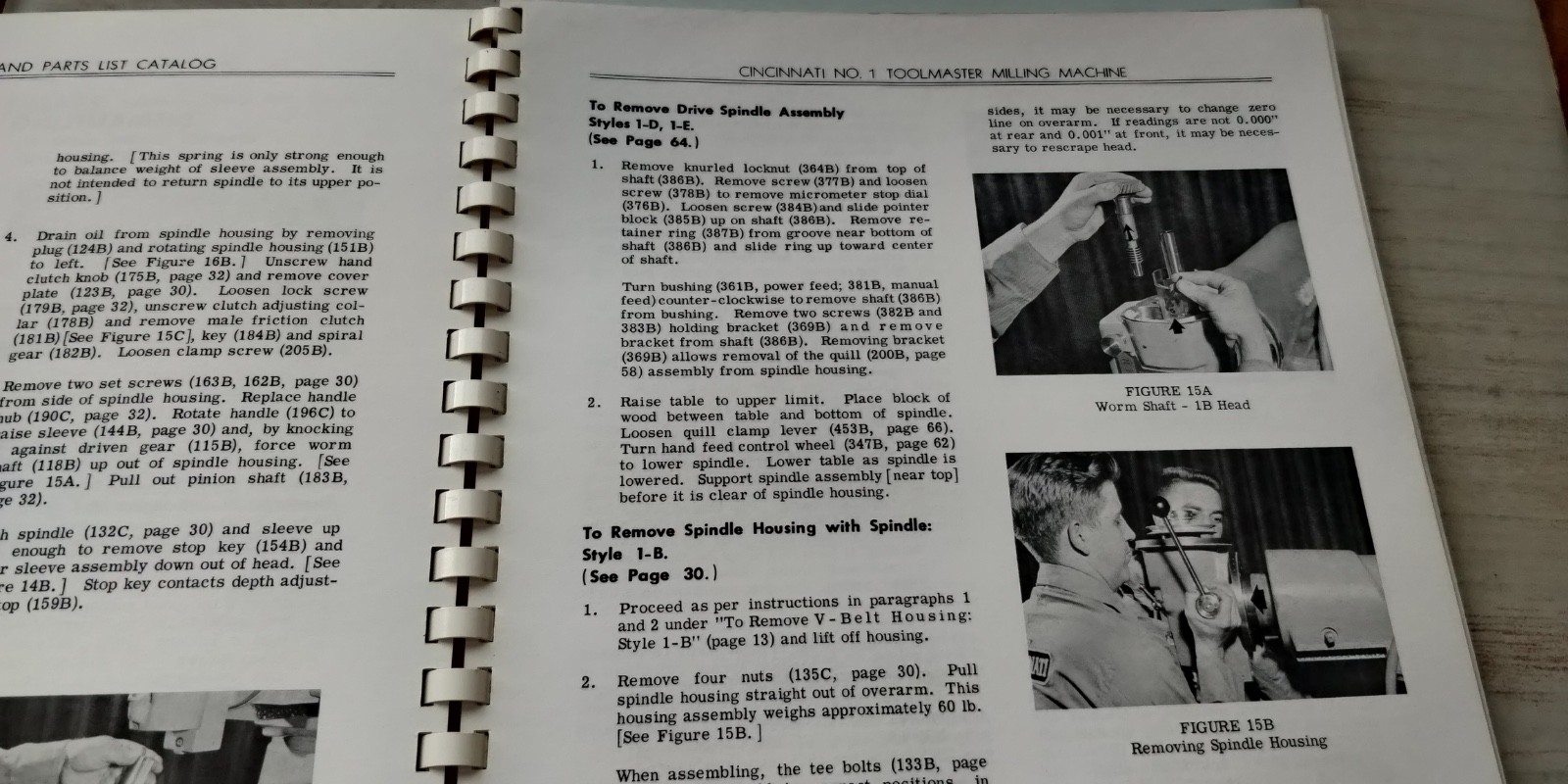 1967 Cincinnati Milling Machine ~ Toolmaster Mill Service Manual & Parts List