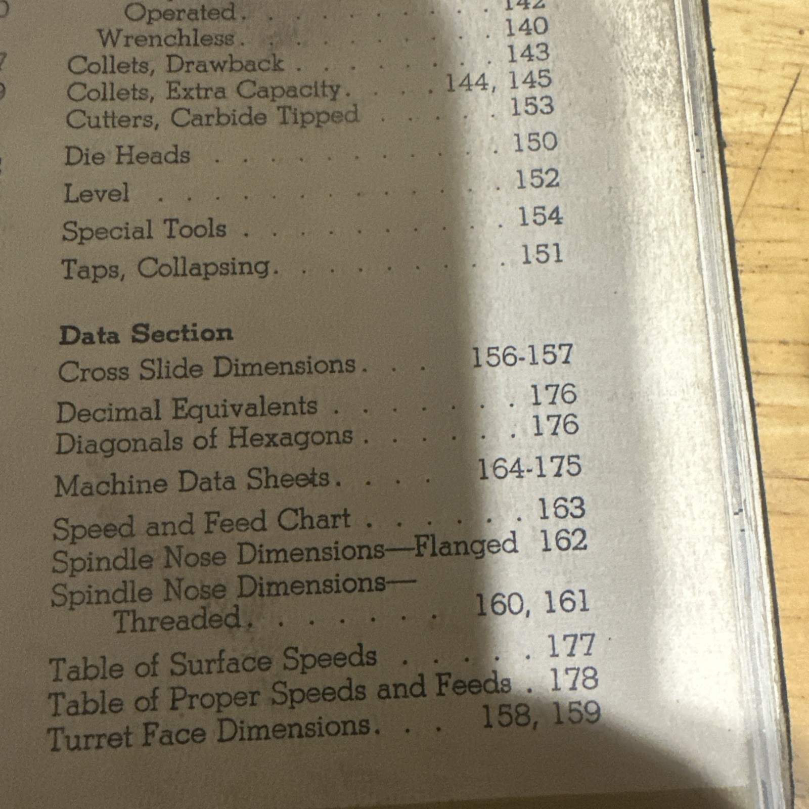 Warner & Swasey Turret Lathe Tools Book