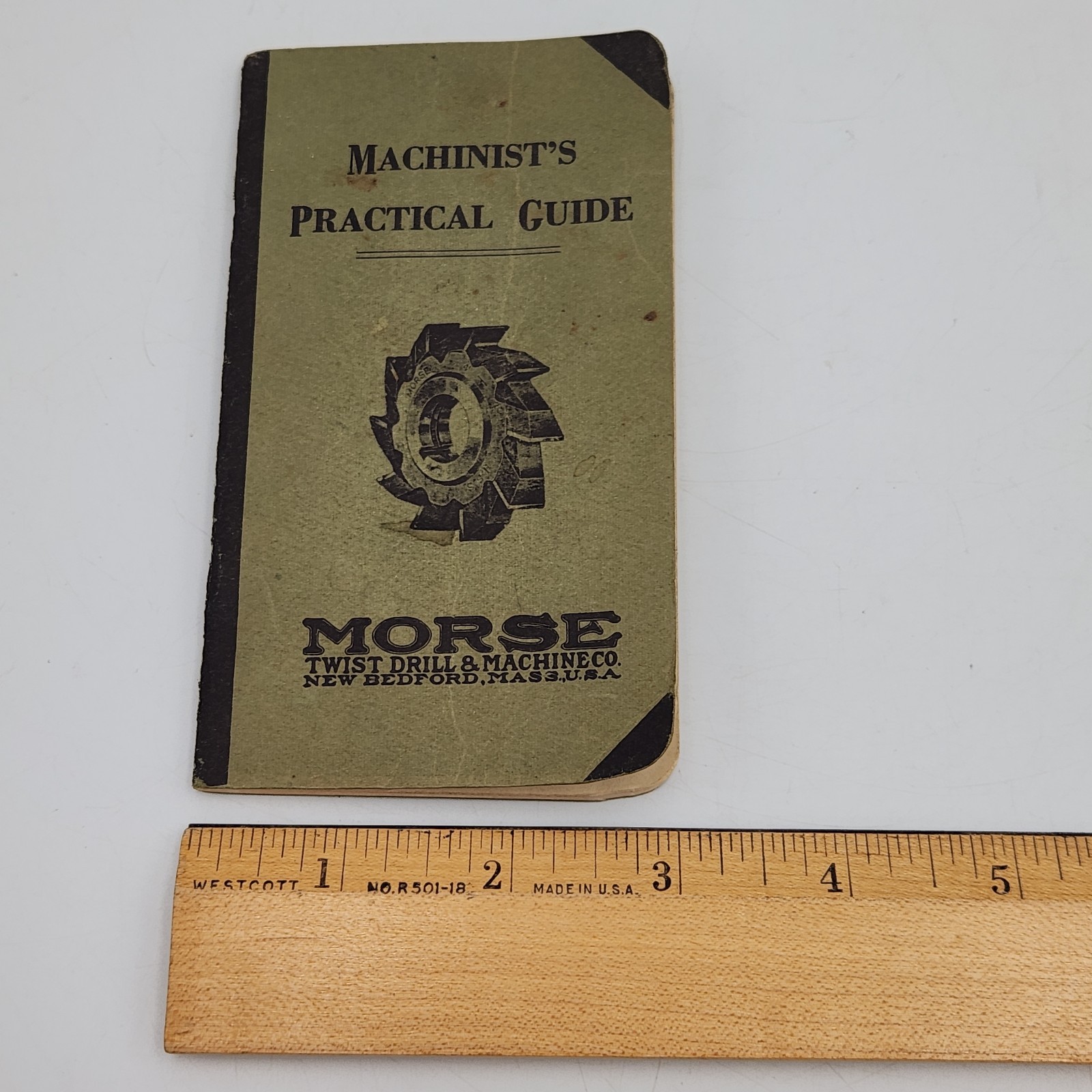 1935 Morse Twist Drill Machinist Practical Guide Book Vintage Tool Pocket Manual