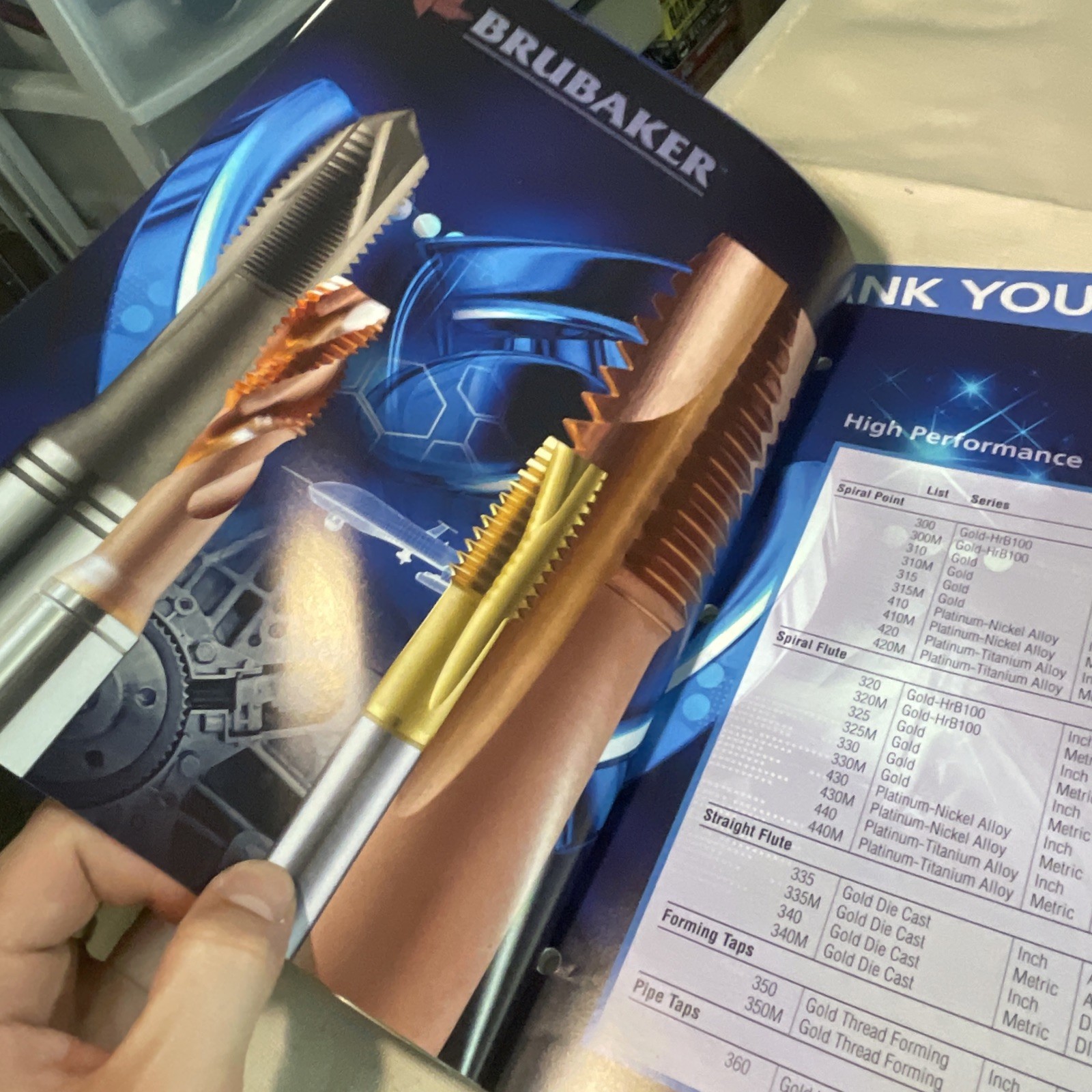 2020 Brubaker Tap Catalog Platinum Standard Gold Guide Book Machinery
