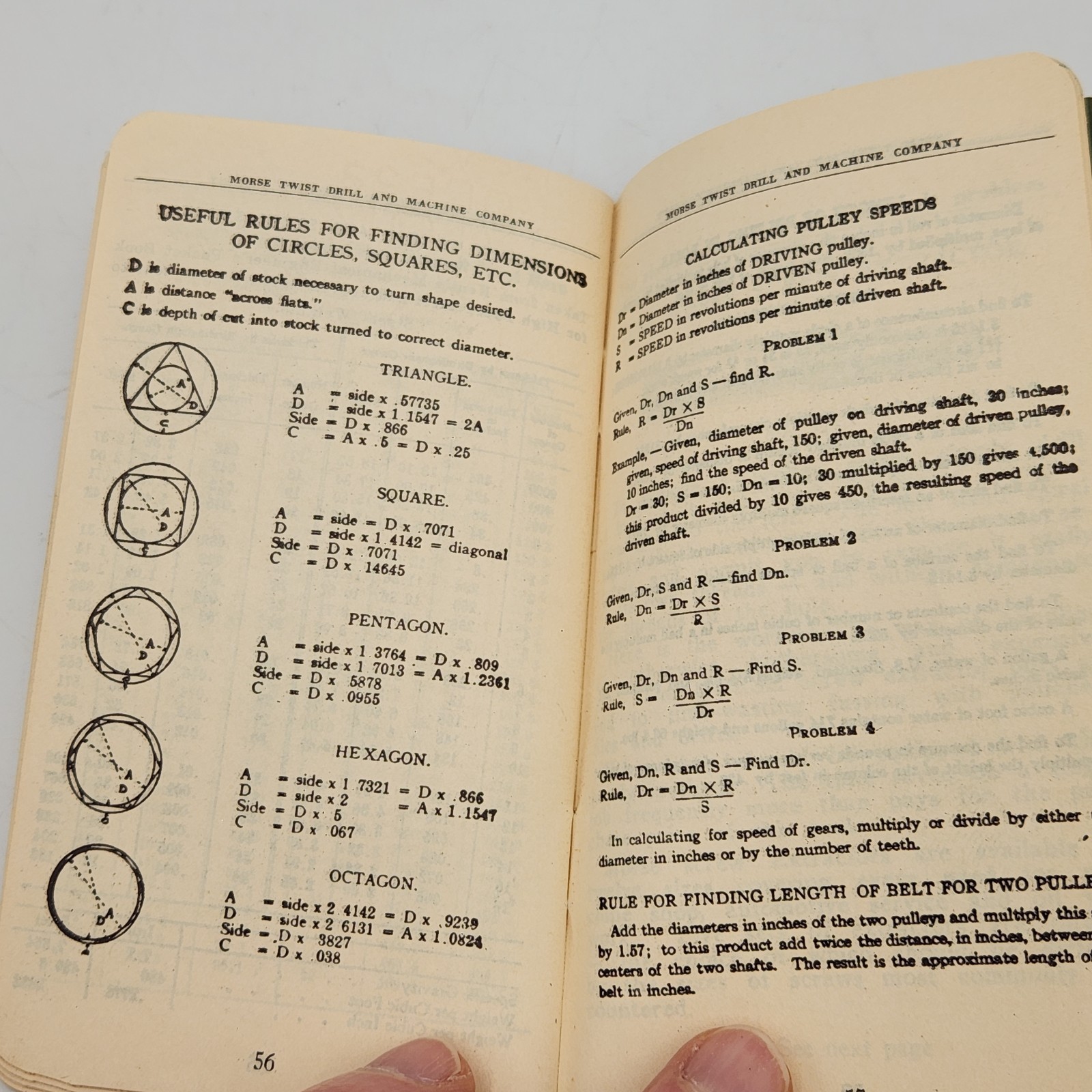 1935 Morse Twist Drill Machinist Practical Guide Book Vintage Tool Pocket Manual