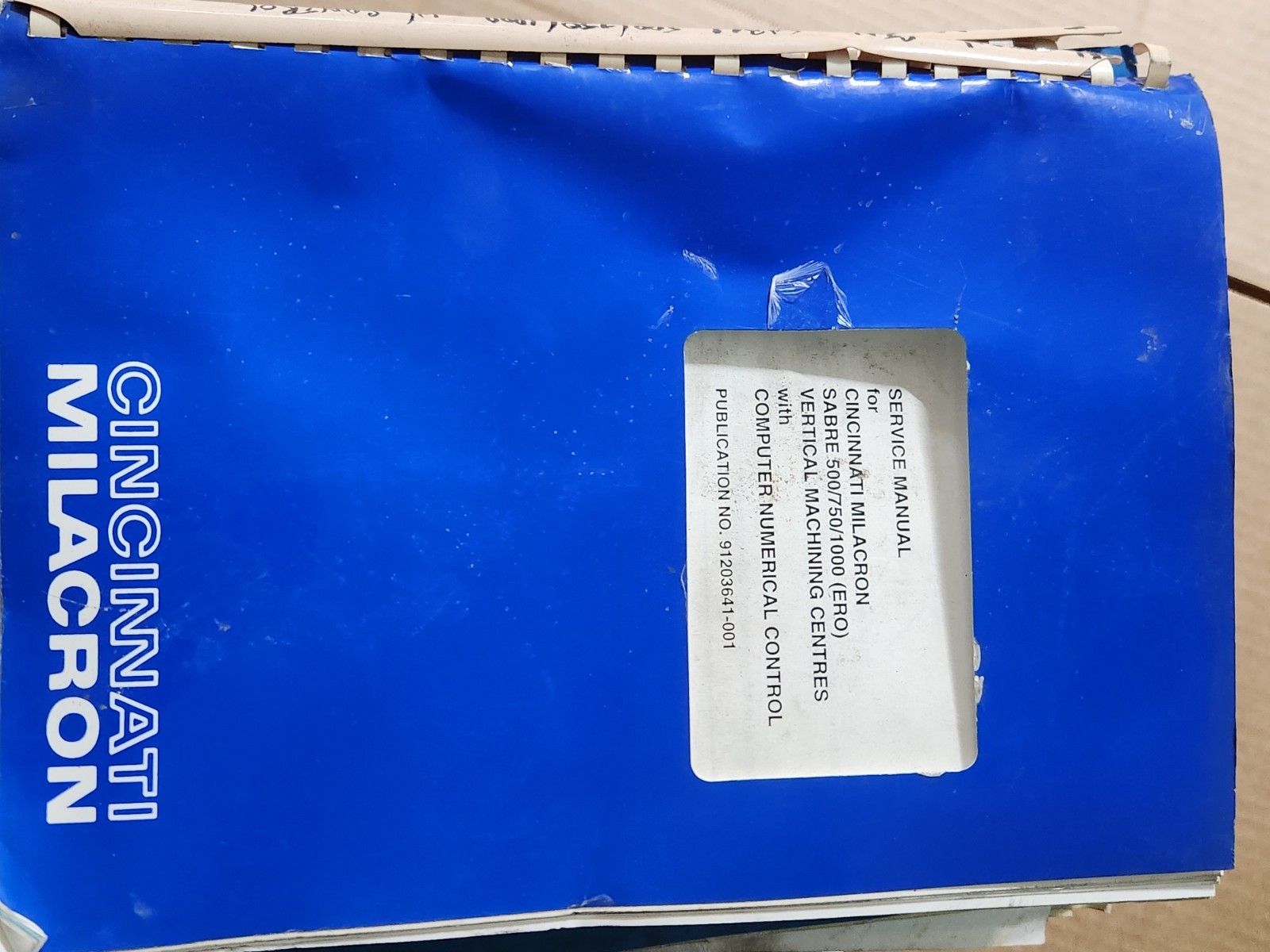 Original Cincinnati Milacron Electronic Tool Gage Service And Operating Manual