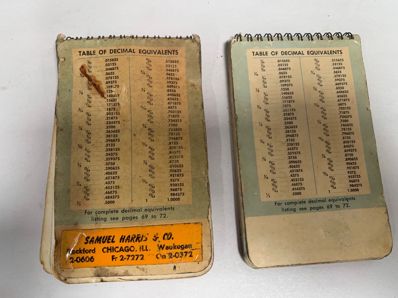 Lot “2” Vtg Morse Machinist’s Practical Guide Twist Drill & Machine Booklet (A4)
