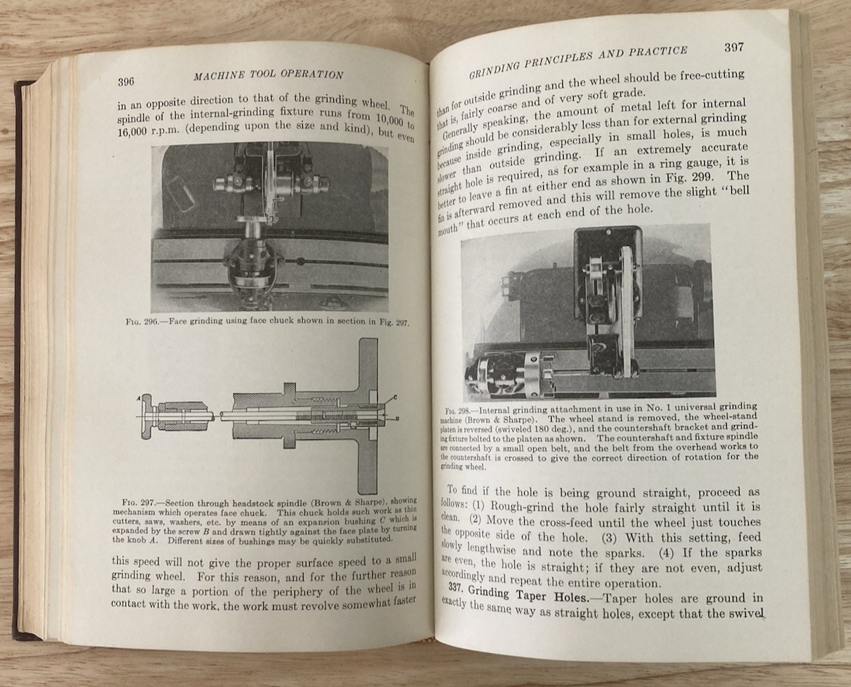 Machine Tool Operation Part 1 and Part 2 by Henry D. Burghardt Two Books