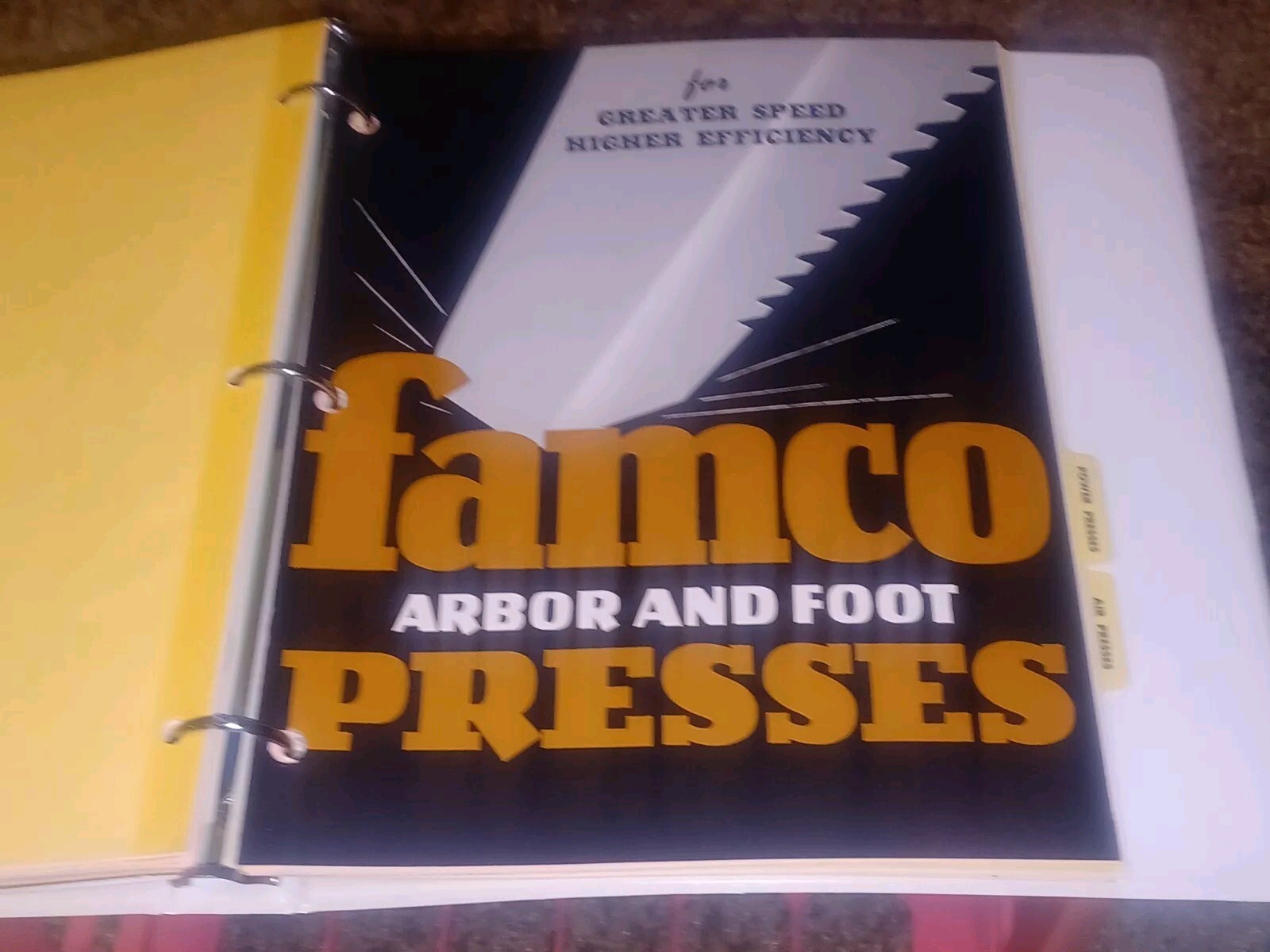 FAMCO MACHINE CO CATALOG CATALOG LOT MILLING MACHINE SQUARING SHEARS PRICE LISTS