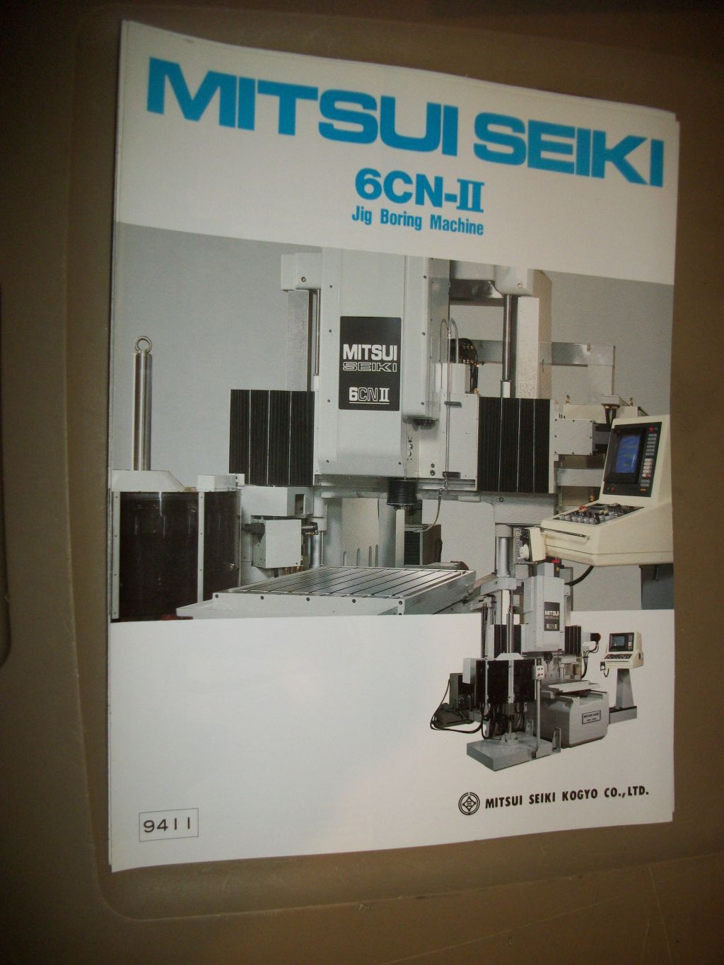 MITSUI SEIKI CNC JIG GRINDING 6CN/II SPECIFICATION