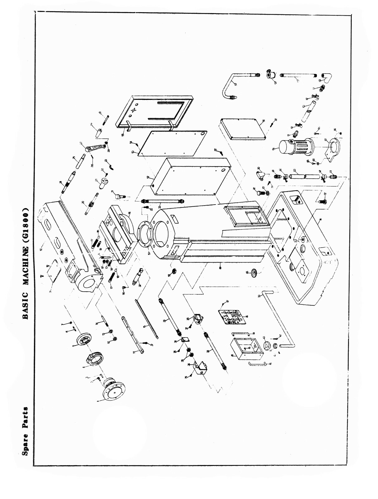 Jet HVM-2 Milling Machine Operators, Maintenance, & Parts List Manual #1722