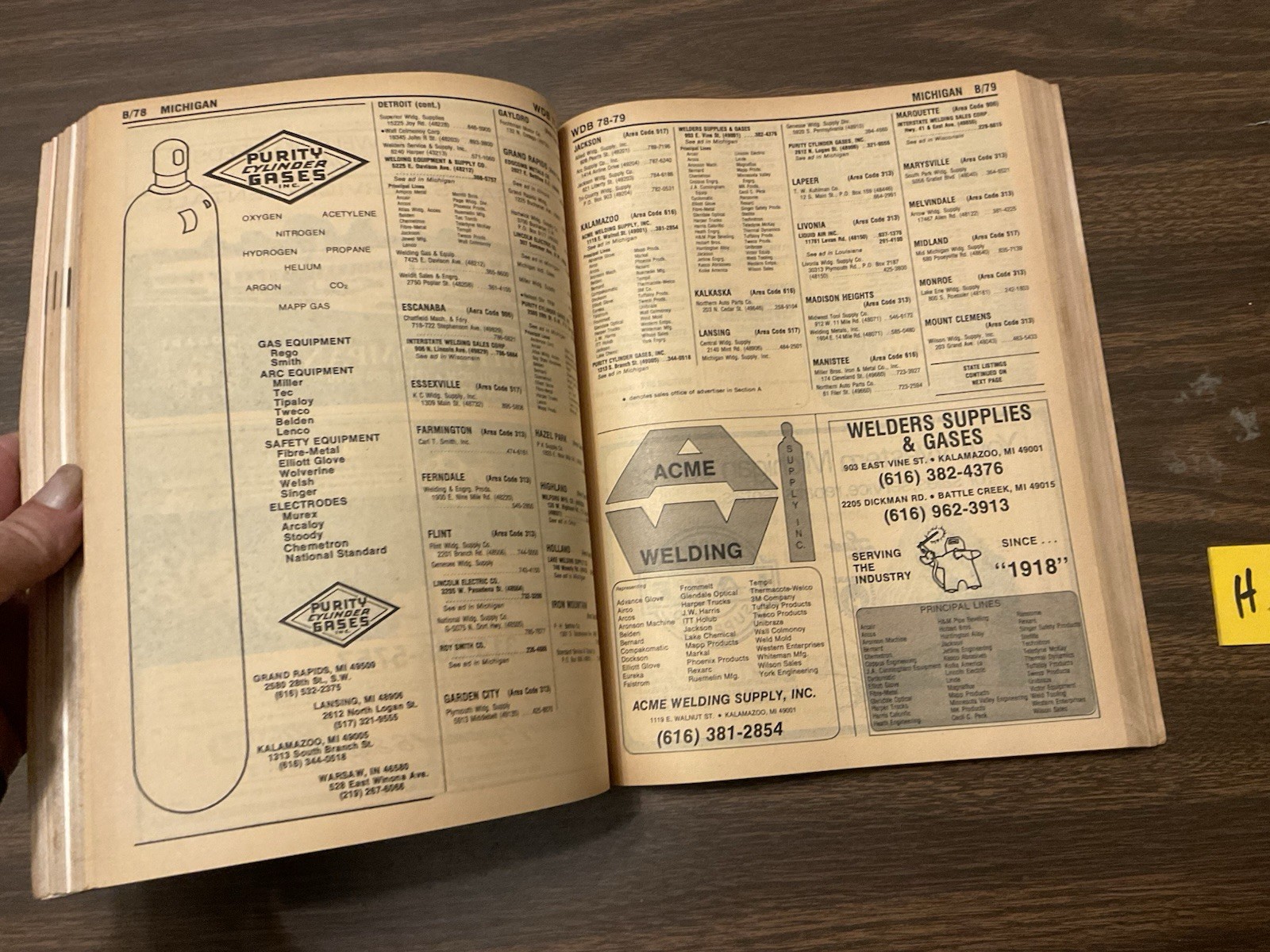 Vintage Welding Data Book Product Selector & Source Guide 1978 / 1979, PB, H3