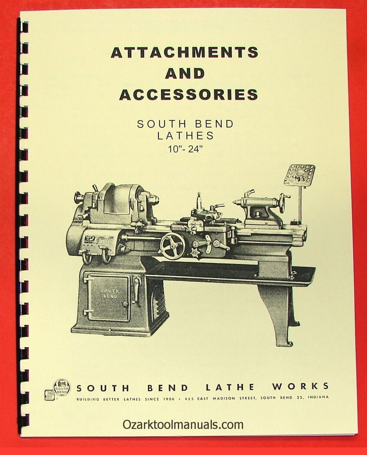 SOUTH BEND 10″ 13″ 14.5″ 16″ & 16/24″ Metal Lathe ACCESSORIES Parts Manual 0676