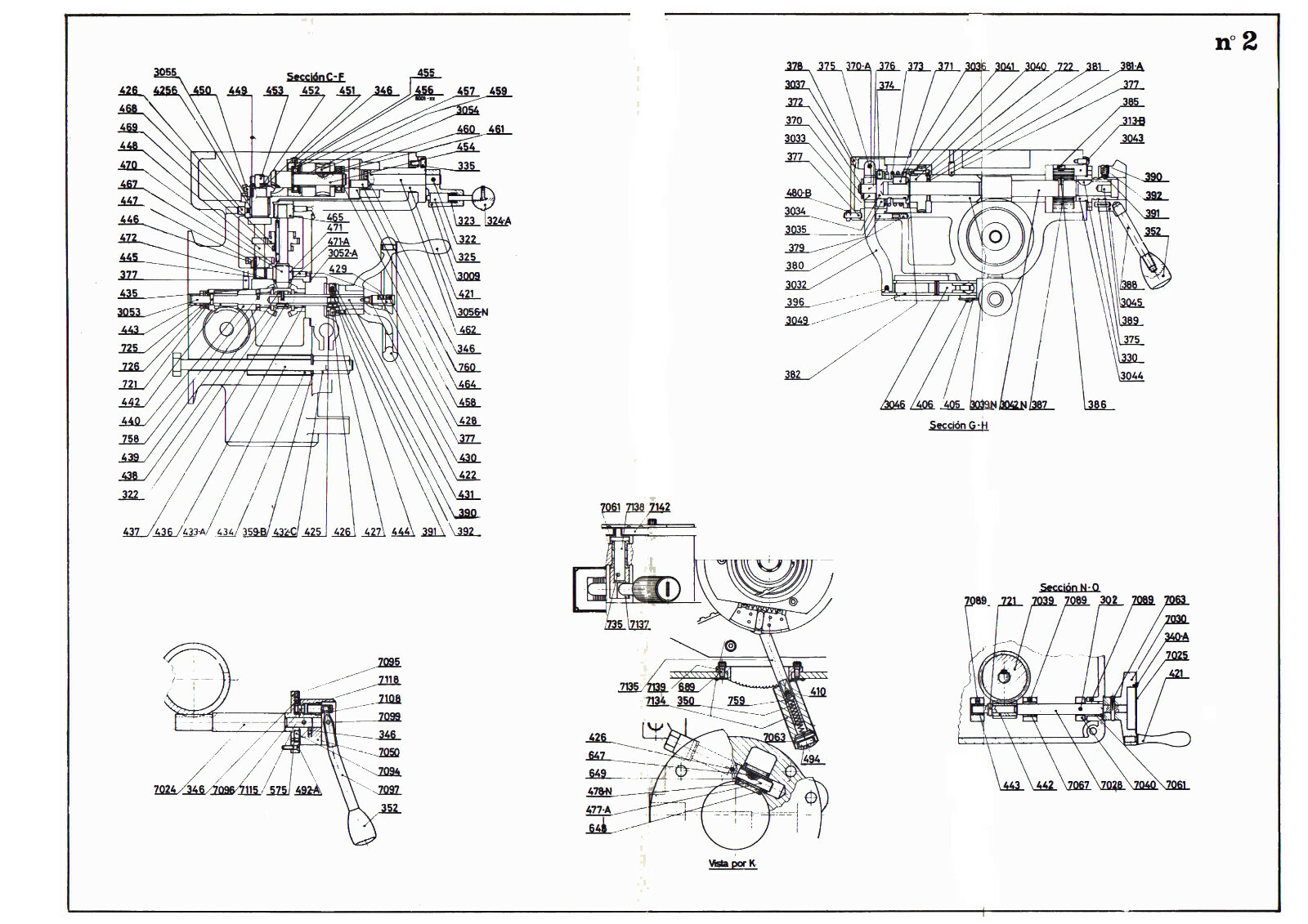 Republic-Lagun FTV-4 Milling Machine Operation, Maintenance, Parts Manual #1542