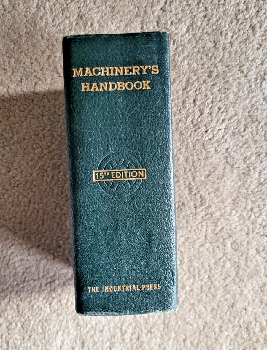 Machinery’s Handbook 15th Edition 1955 VINTAGE, EXCELLENT CONDITION