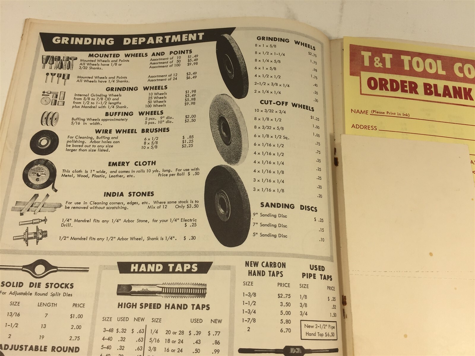 Vintage 1977 T and T Tool Company Catalog Detroit Michigan