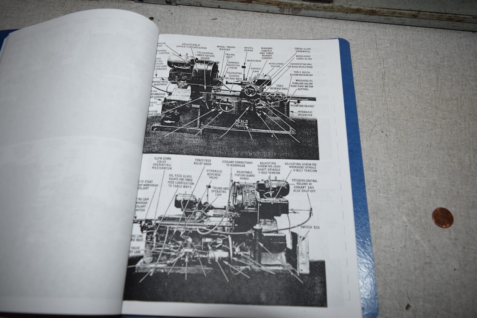 Cincinnati Milacron Heald 172 174 Internal Grinder Service Instruction Manual