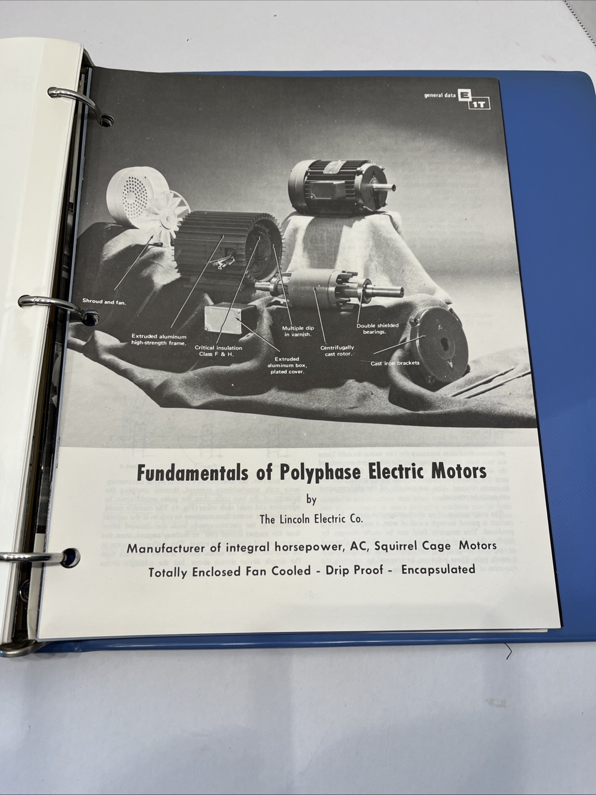 Vintage Lincoln Electric Welder’s & Motor- Product Brochures & Data Information