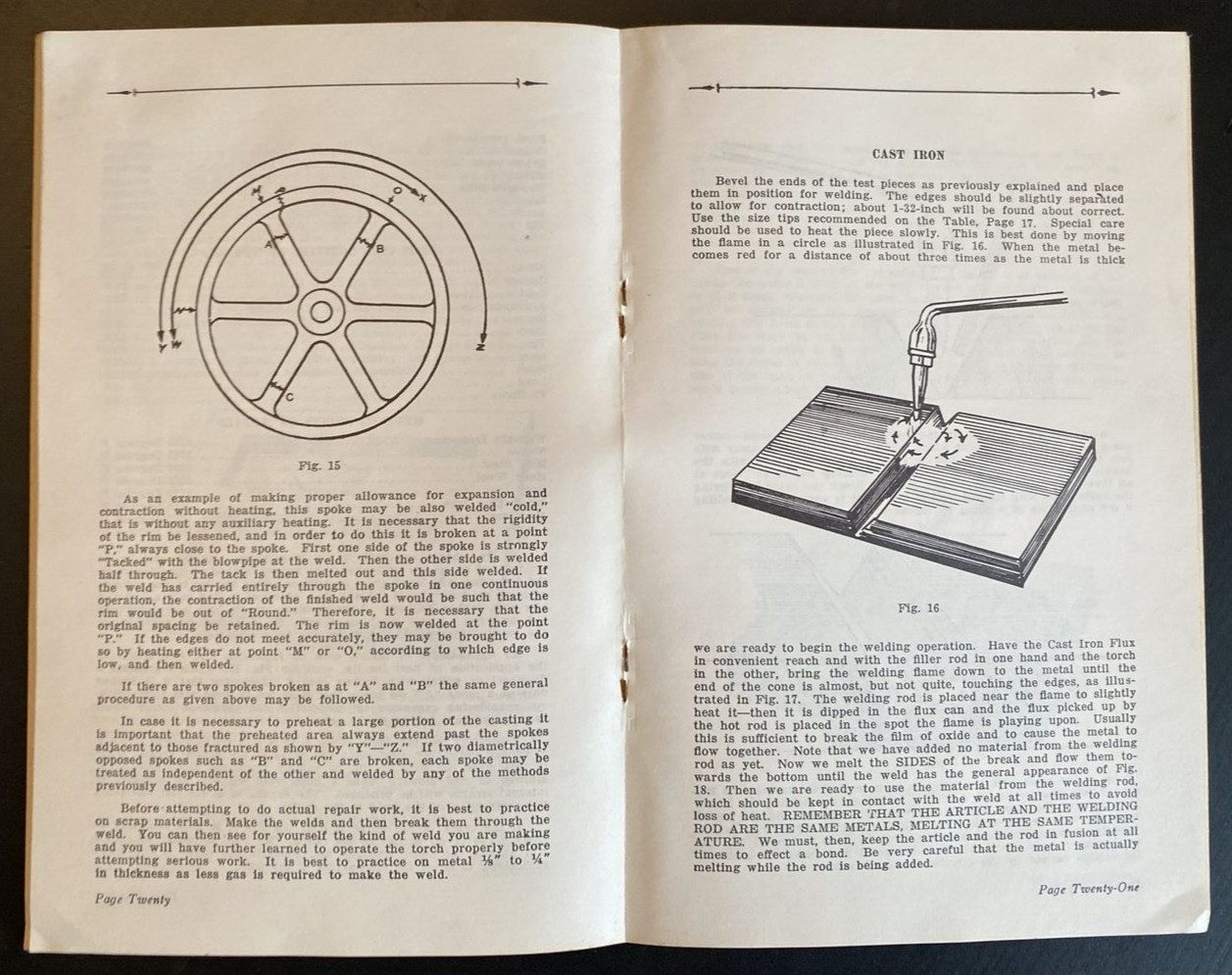Vtg 1930 MECO Instruction Manual No 1 Welding Cutting Lead-Burning 40pgs 8.5×5.5